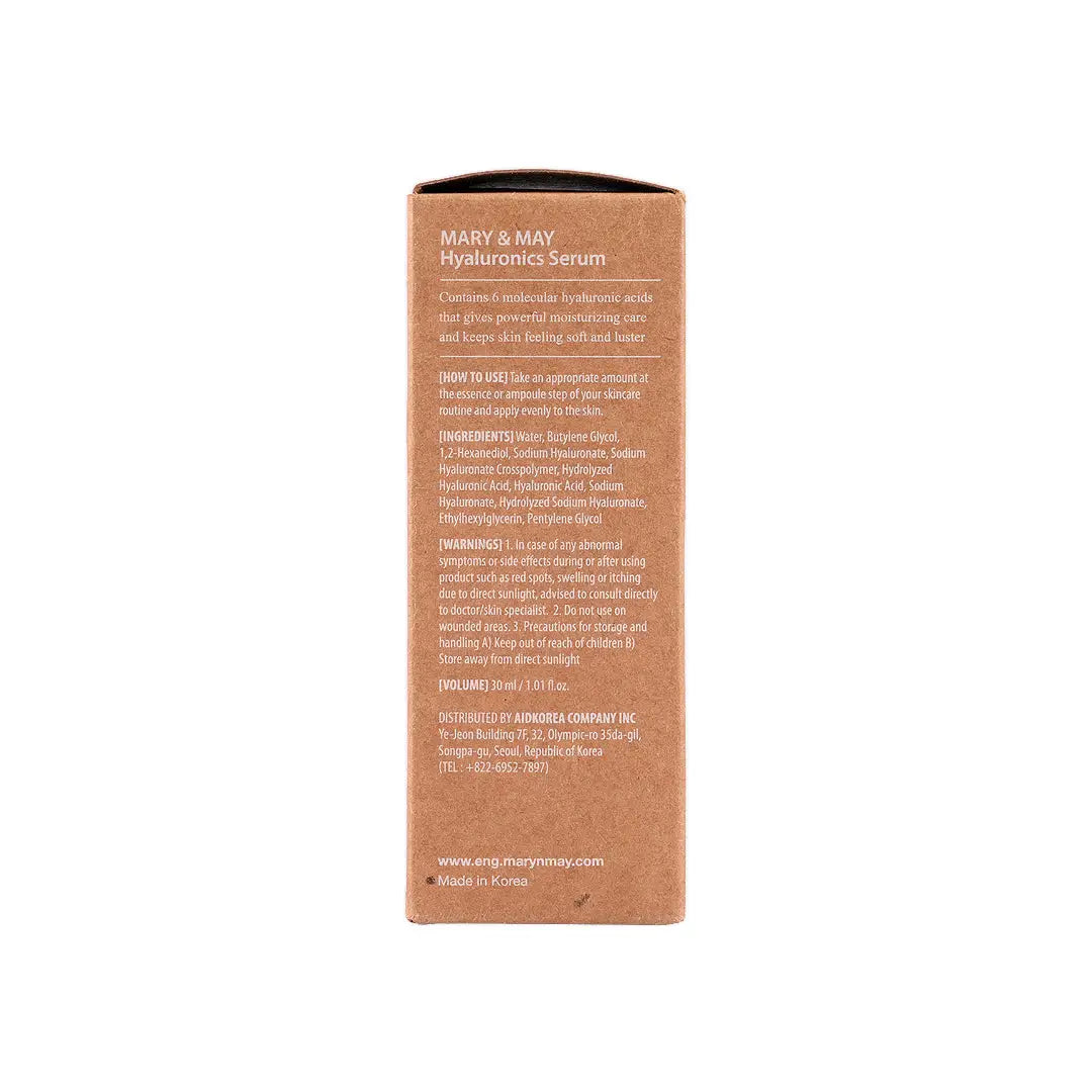 58909-Mary & May Hyaluronics Serum 30mL +6