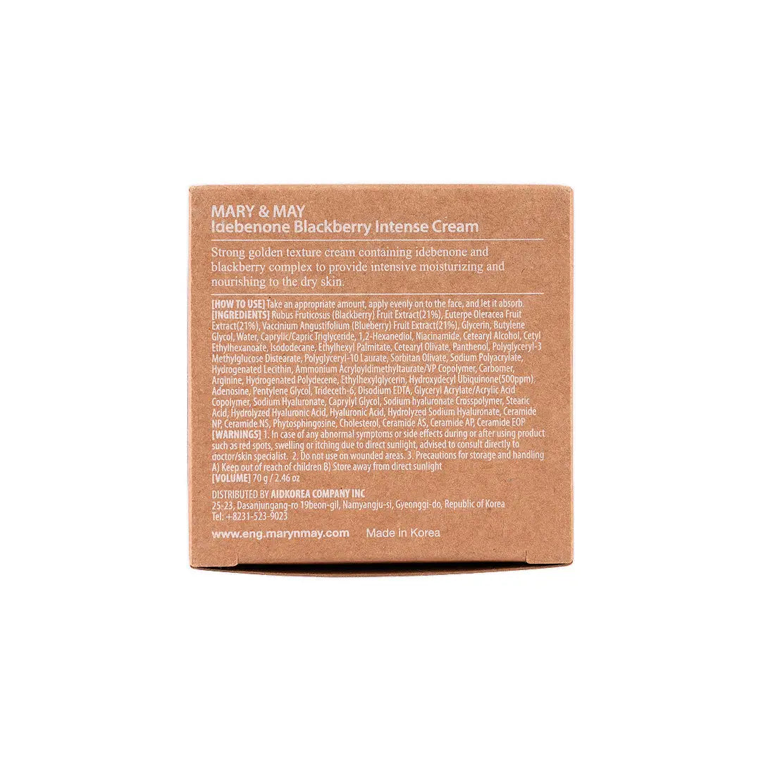 58910-Mary & May Idebenone Blackberry Intensive Cream 70g +8