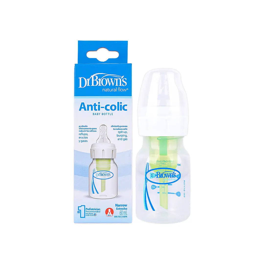 Dr Browns Anti-Colic Narrow Baby Bottle(0m+) 60mL-7753