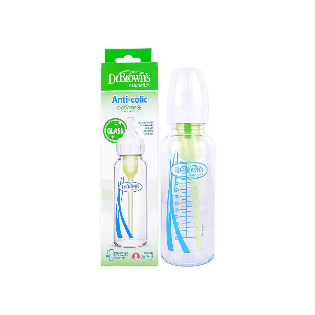 Dr Browns Anti-Colic Narrow Glass Bottle(0m+) 250mL-1348