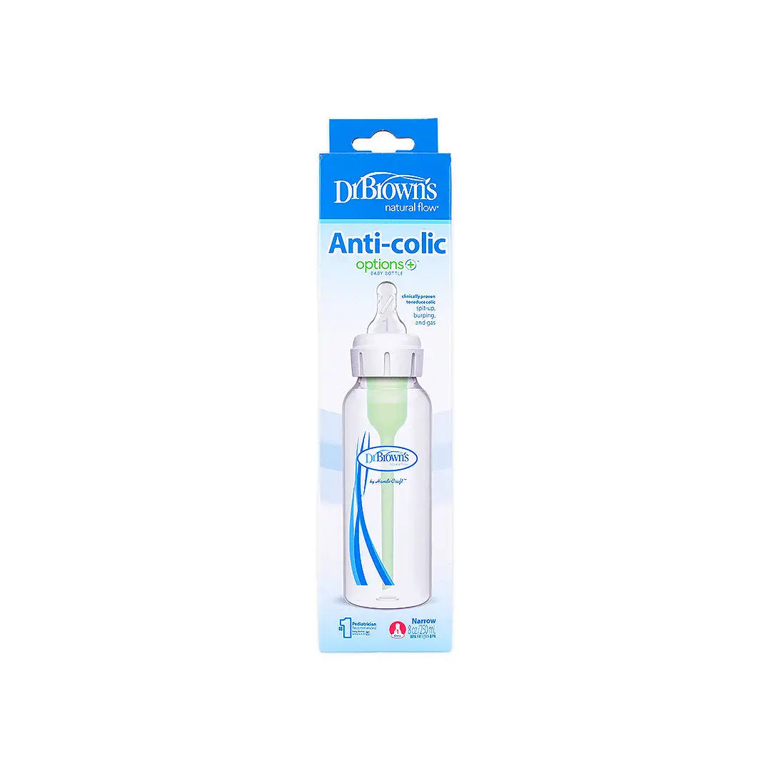 Dr Browns Anti-Colic Narrow Baby Bottle(0m+) 250mL-3955