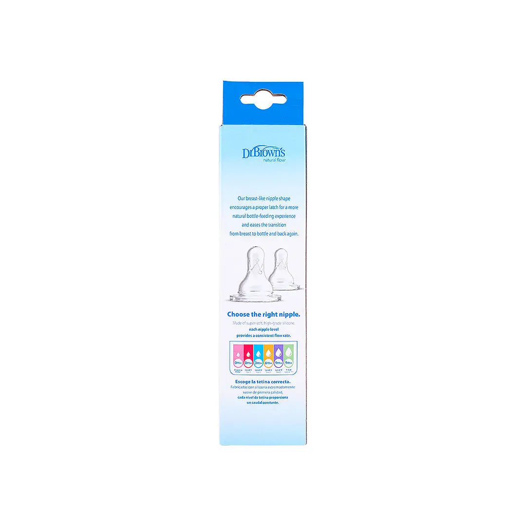 Dr Browns Anti-Colic Narrow Baby Bottle(0m+) 250mL-3955