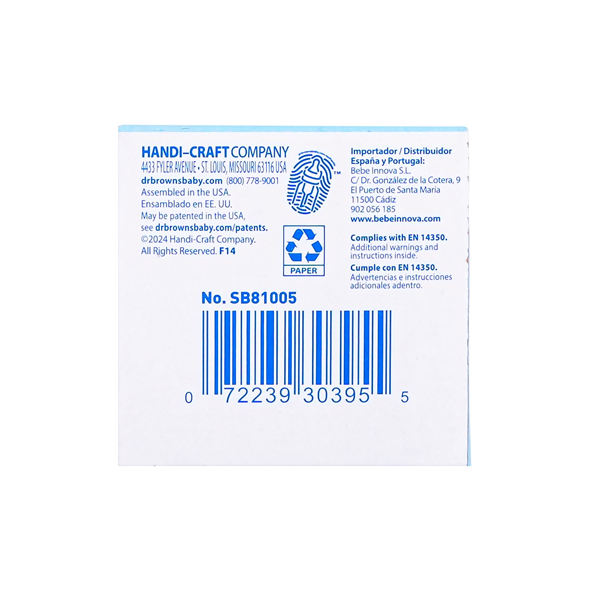 58915-Dr Browns Anti-Colic Narrow Baby Bottle(0m+) 250mL-3955 +6