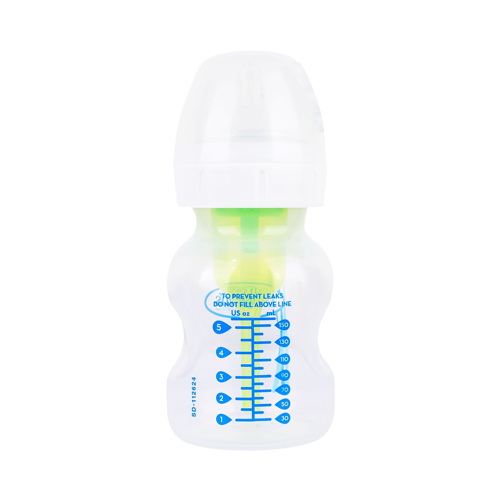 58917-Dr Browns Anti-Colic Wild-Neck Baby Bottle(0m+) 150mL-8164 +8
