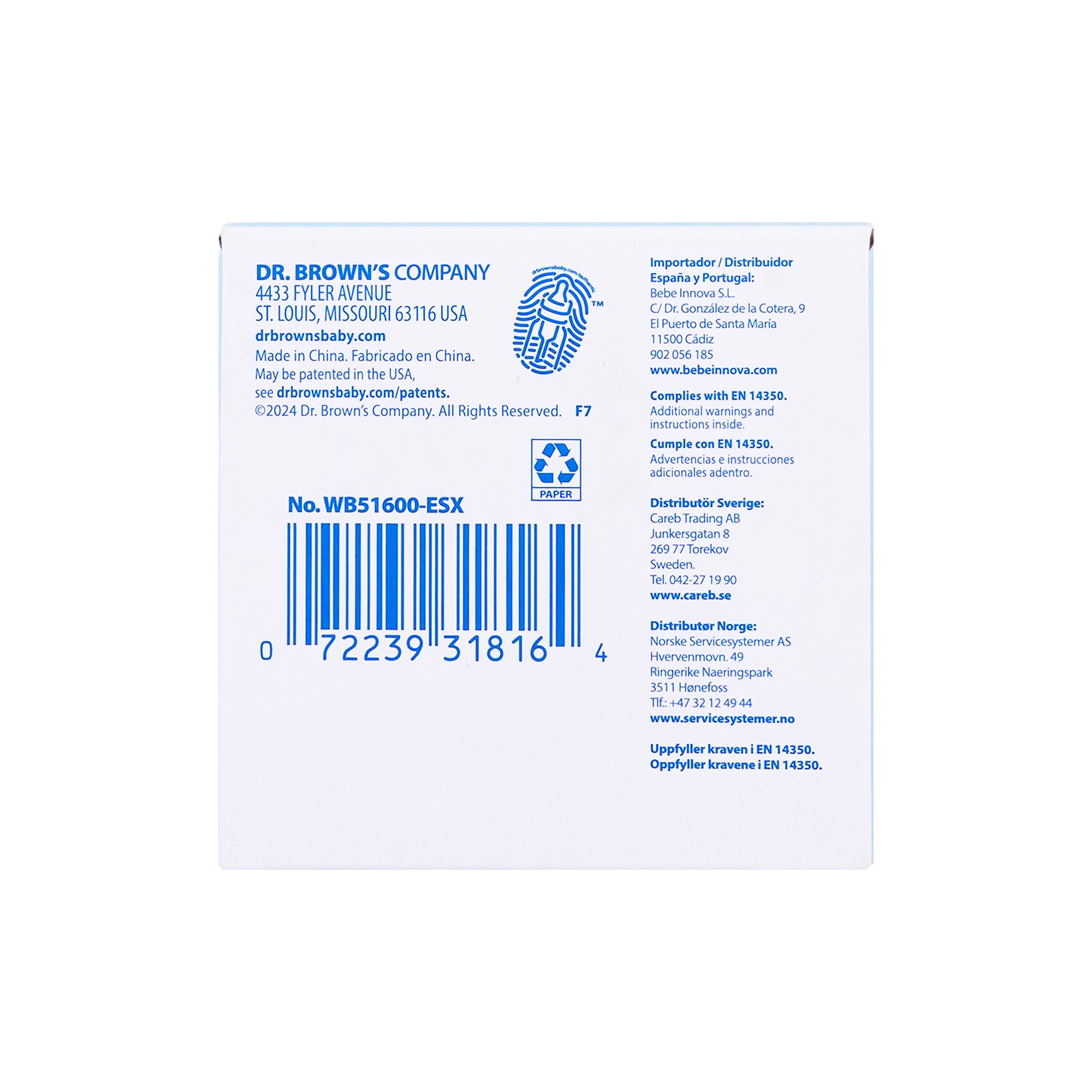 58917-Dr Browns Anti-Colic Wild-Neck Baby Bottle(0m+) 150mL-8164 +6