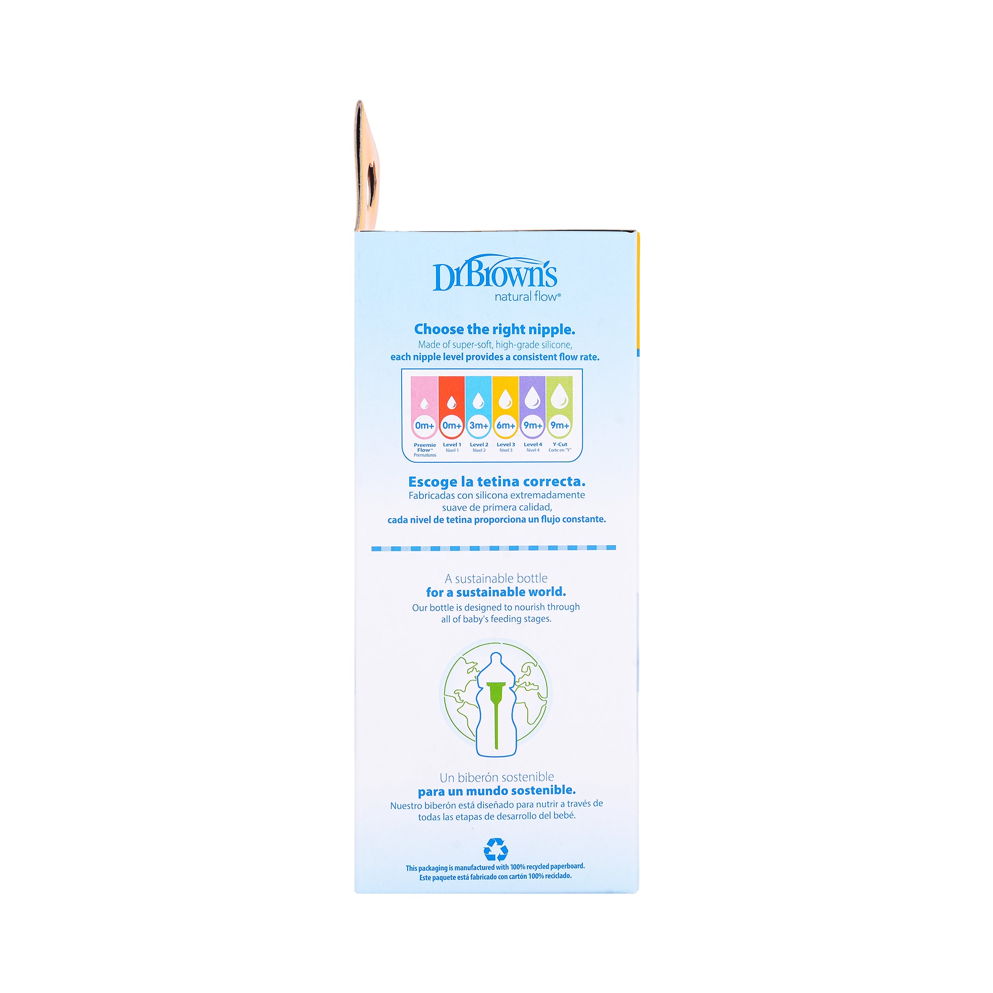 58917-Dr Browns Anti-Colic Wild-Neck Baby Bottle(0m+) 150mL-8164 +5