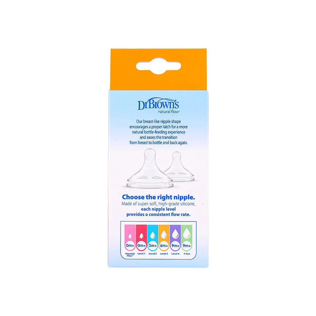 Dr Browns Anti-Colic Wild-Neck Glass Bottle(0m+ P) 60mL-0808