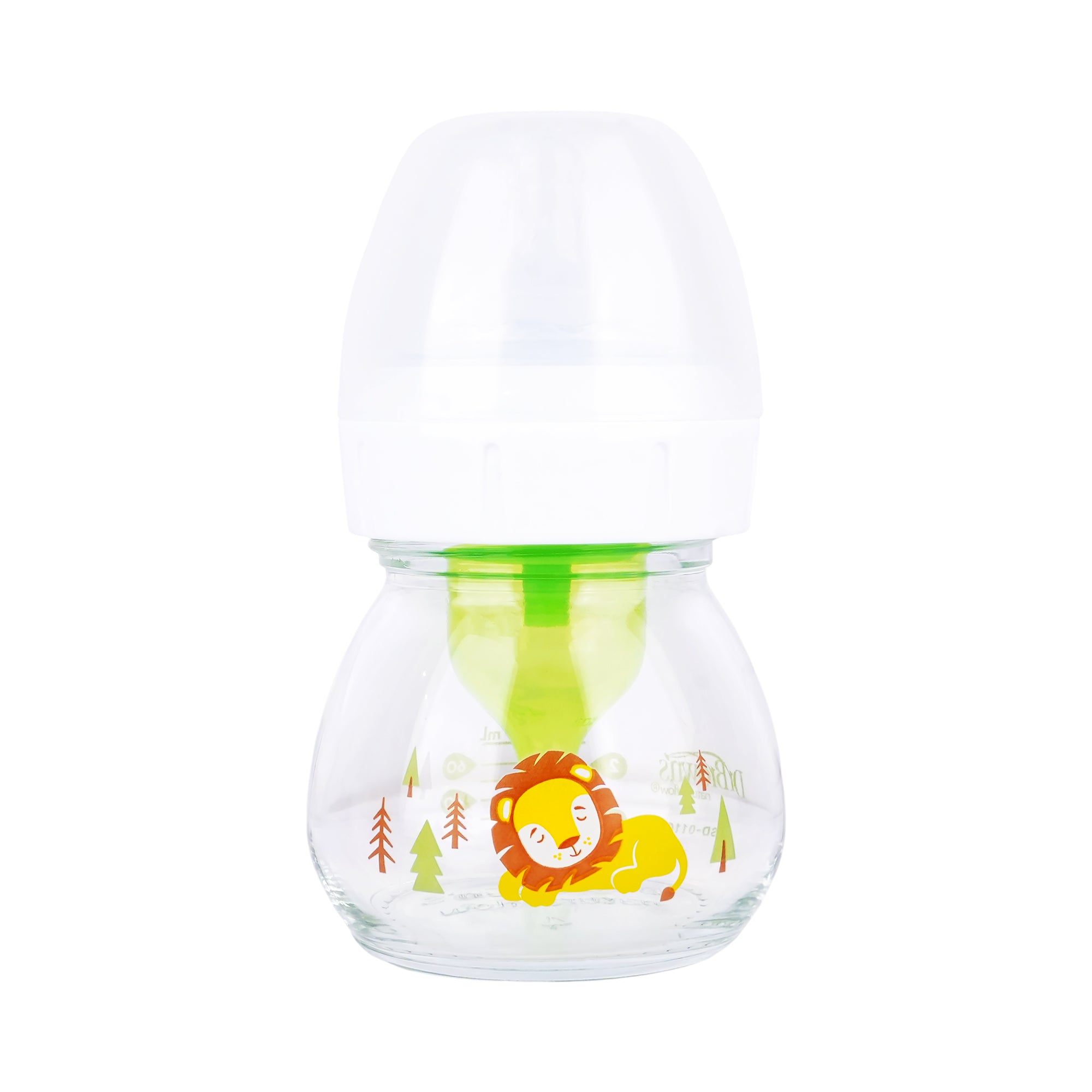58918-Dr Browns Anti-Colic Wild-Neck Glass Bottle(0m+ P) 60mL-0808 +7