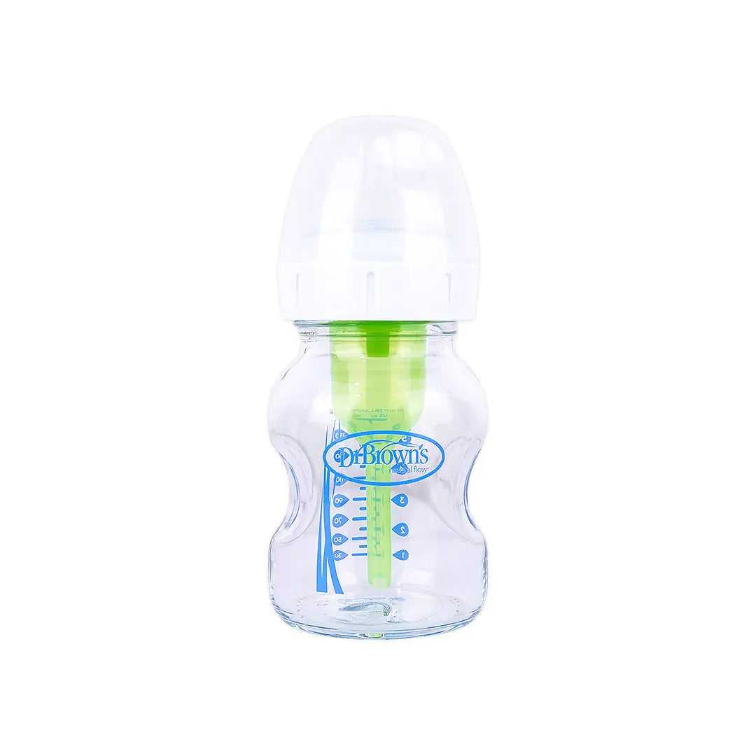 Dr Browns Anti-Colic Wild-Neck Glass Bottle(0m+) 150mL-7082