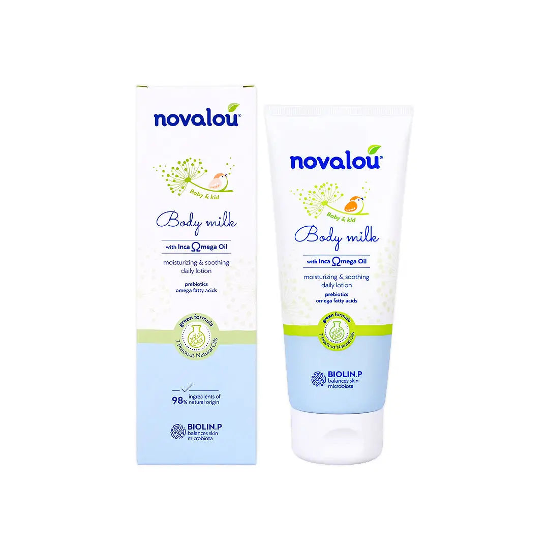 58922-Novalou Baby Milk Moisturizing & Soothing Daily Lotion 200mL +3