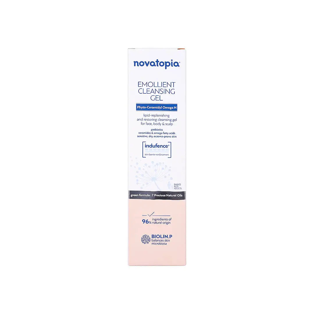 58924-Novatopia Emollient Cleansing Gel 200mL +0