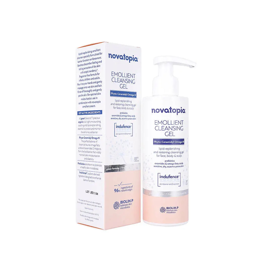 58924-Novatopia Emollient Cleansing Gel 200mL +4
