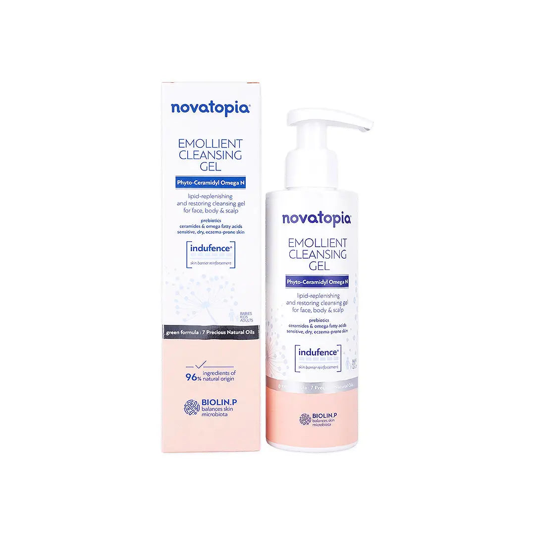 58924-Novatopia Emollient Cleansing Gel 200mL +3