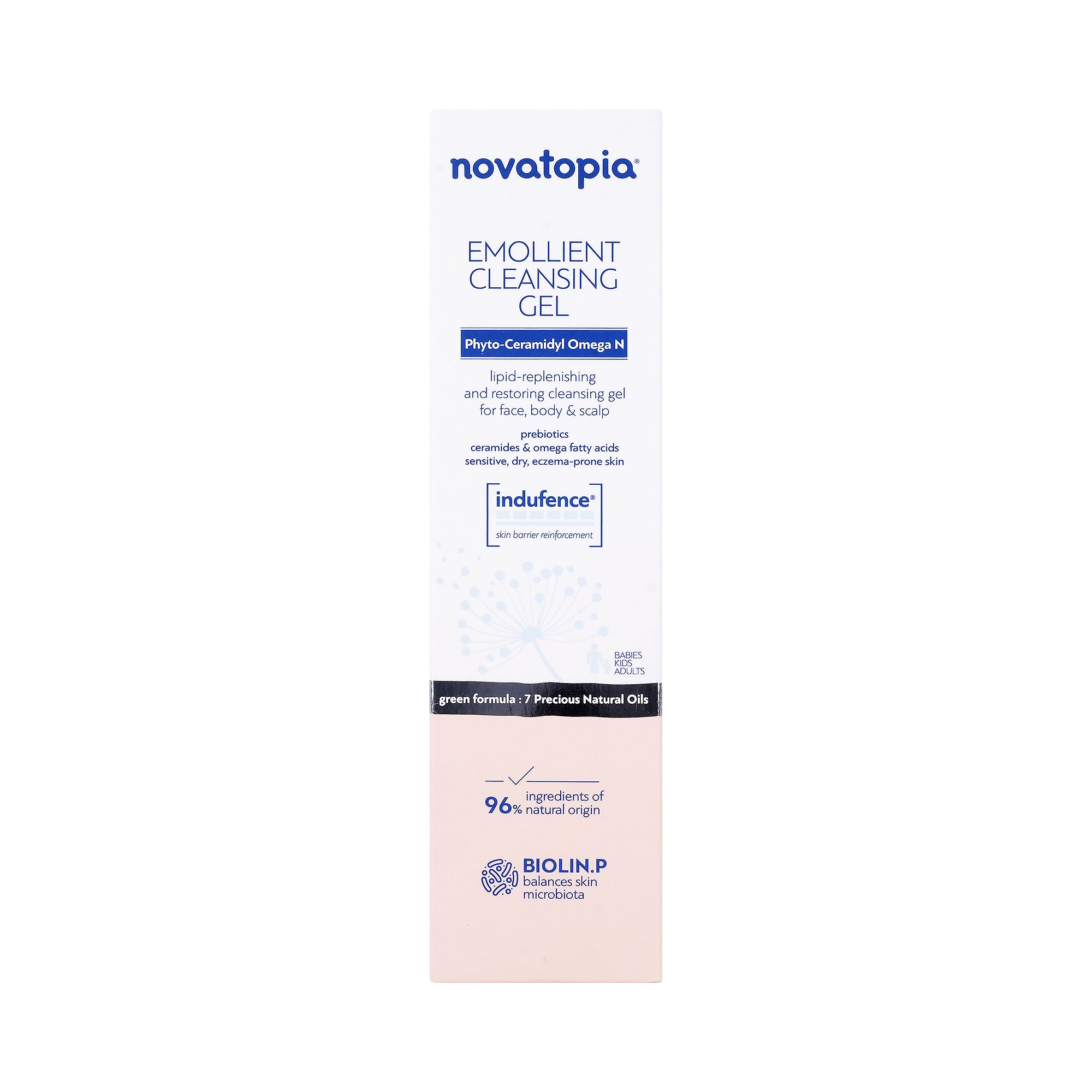58924-Novatopia Emollient Cleansing Gel 200 ml +2