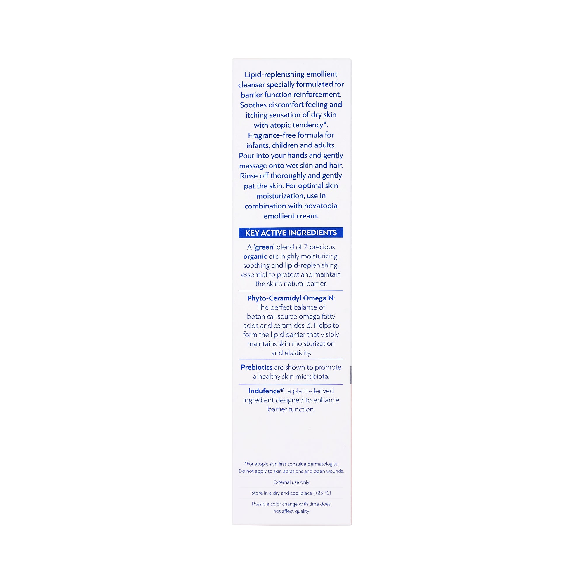 58924-Novatopia Emollient Cleansing Gel 200 ml +5
