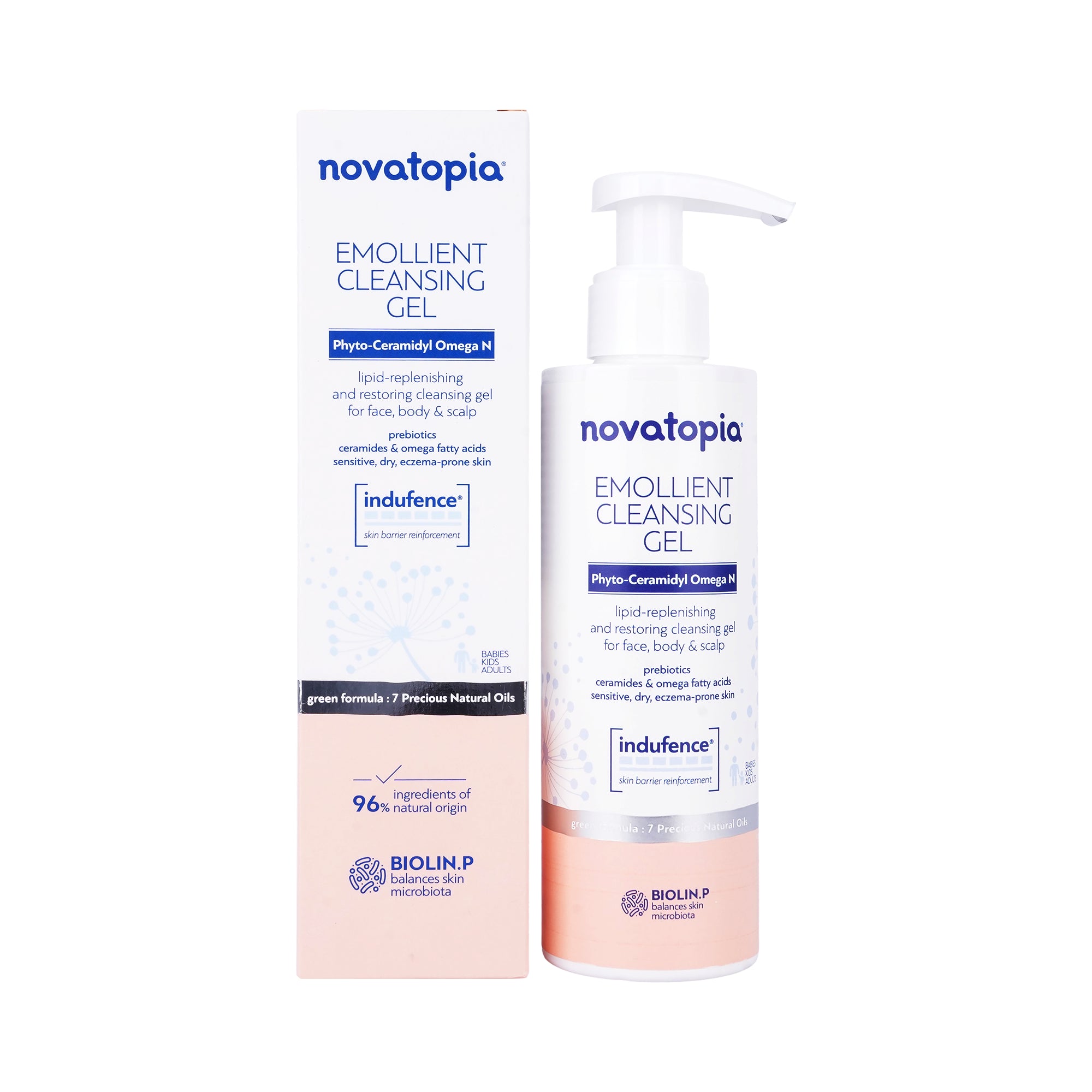 58924-Novatopia Emollient Cleansing Gel 200 ml
