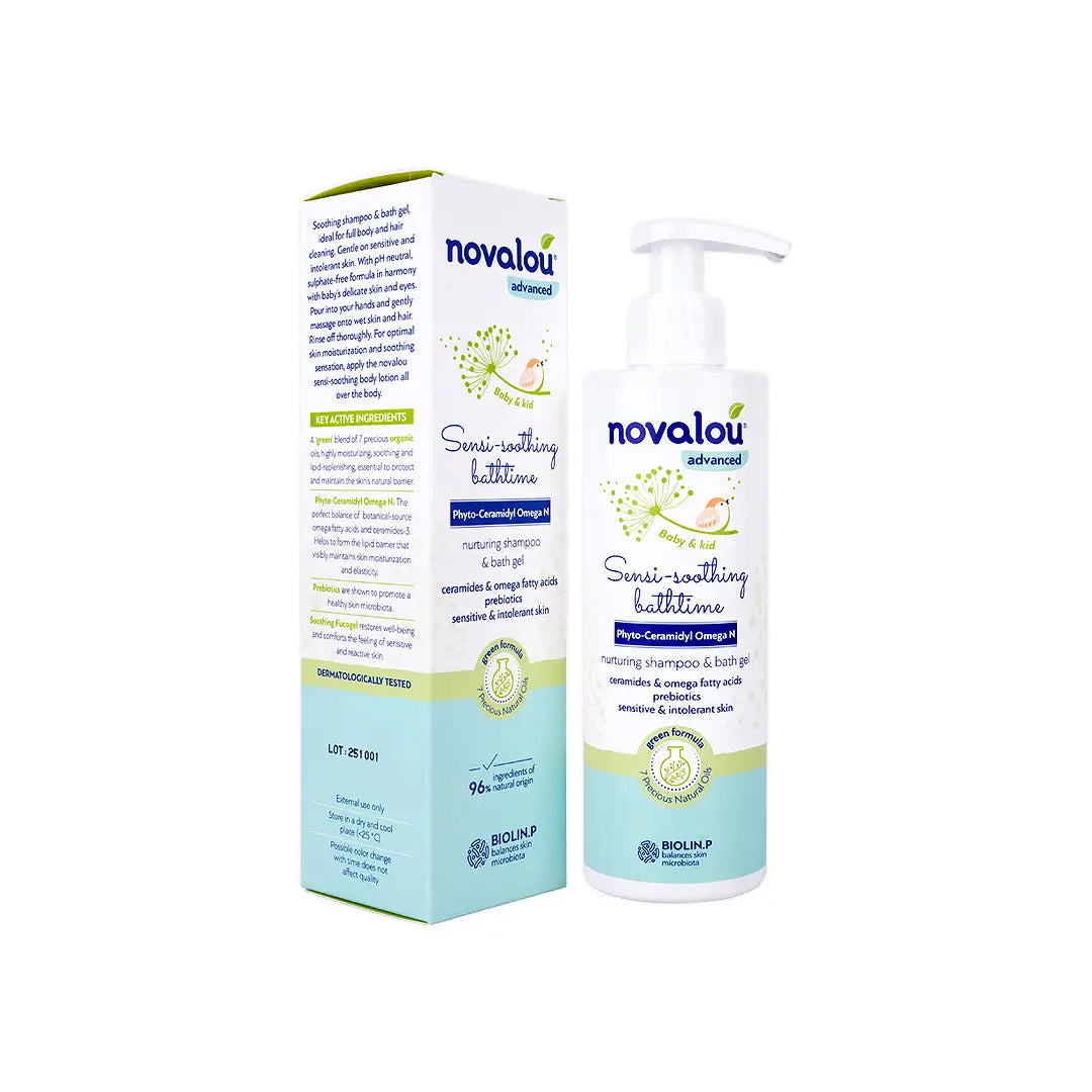 58925-Novalou Sensi-Soothing Bathtime Shampoo & Bath Gel 250mL +4