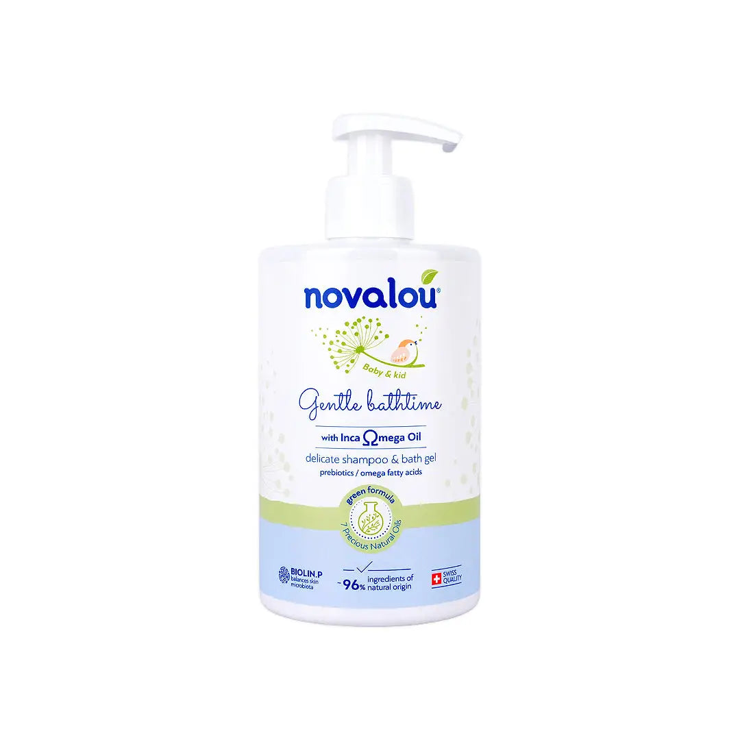 58931-Novalou Gentle Bathtime Delicate Shampoo & Bath Gel 500mL 
