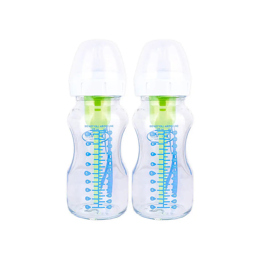 Dr Browns Anti-Colic Wild-Neck Glass Bottle(0m+)2x270mL-7112