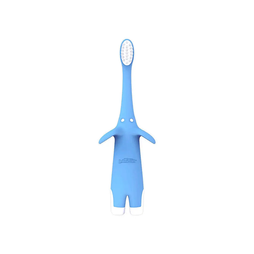 Dr Browns Infant-To-Toddler Elephant Toothbrush 0-3Year-Blue
