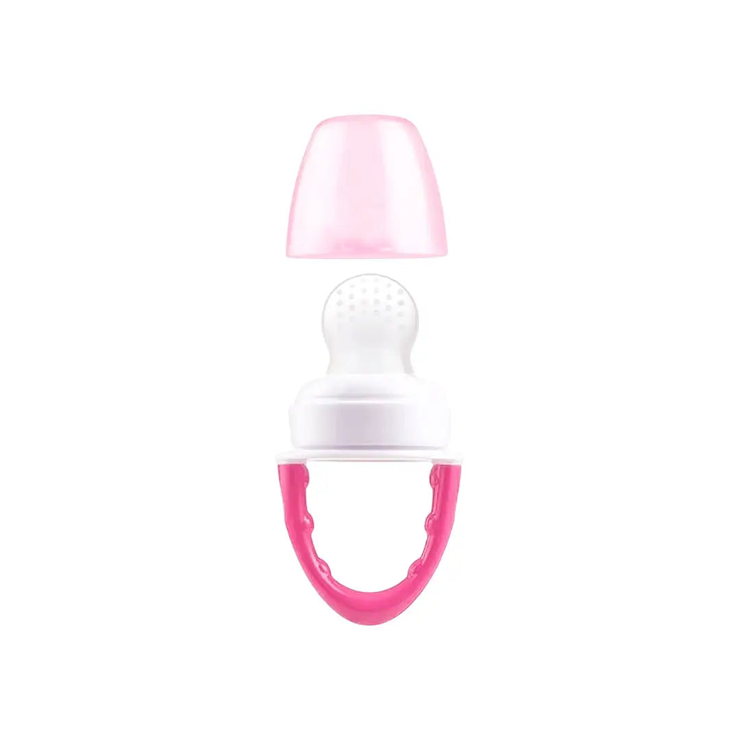 58936-Dr Browns Fresh Firsts Silicone Feeder 4m+ - Pink +1