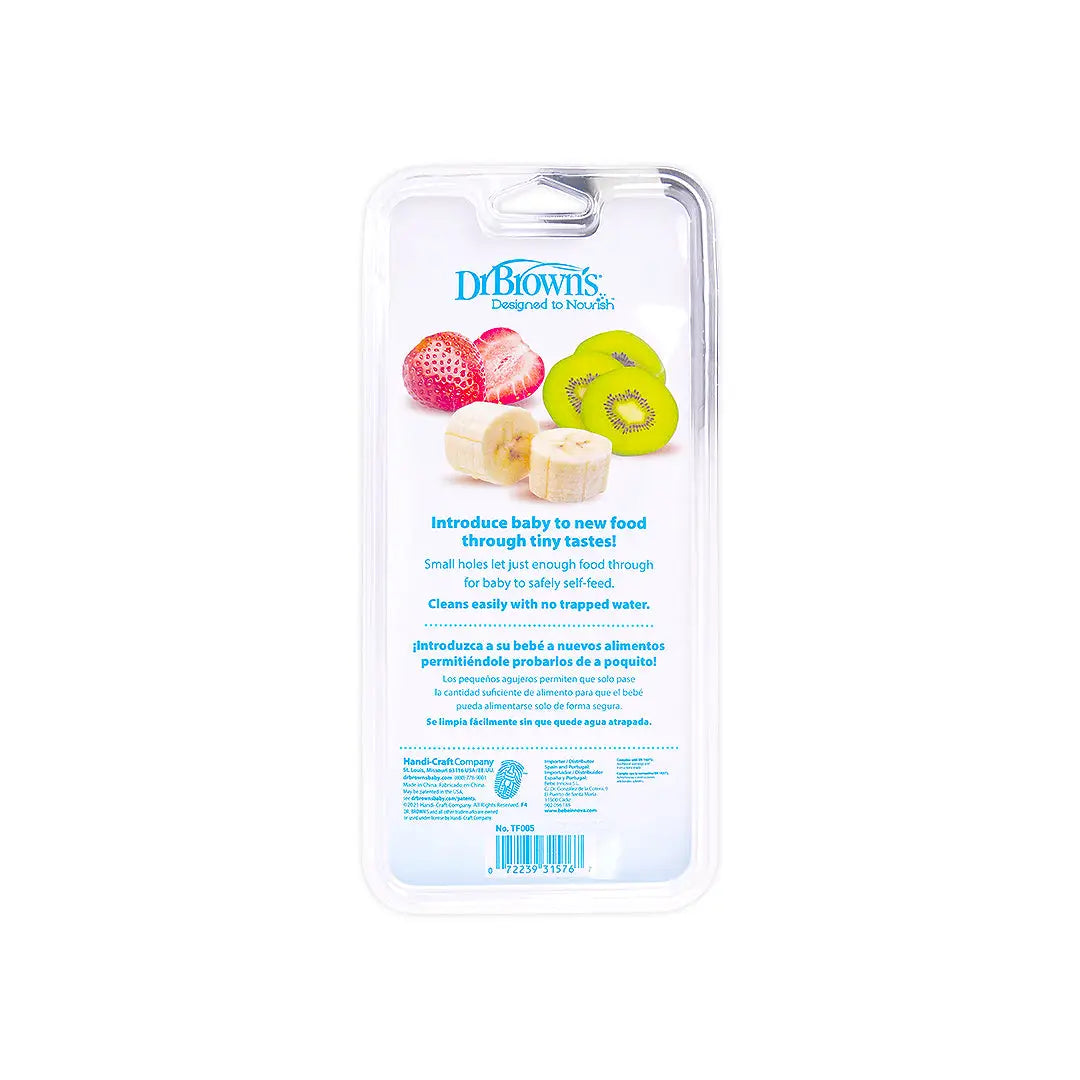 58936-Dr Browns Fresh Firsts Silicone Feeder 4m+ - Pink +3