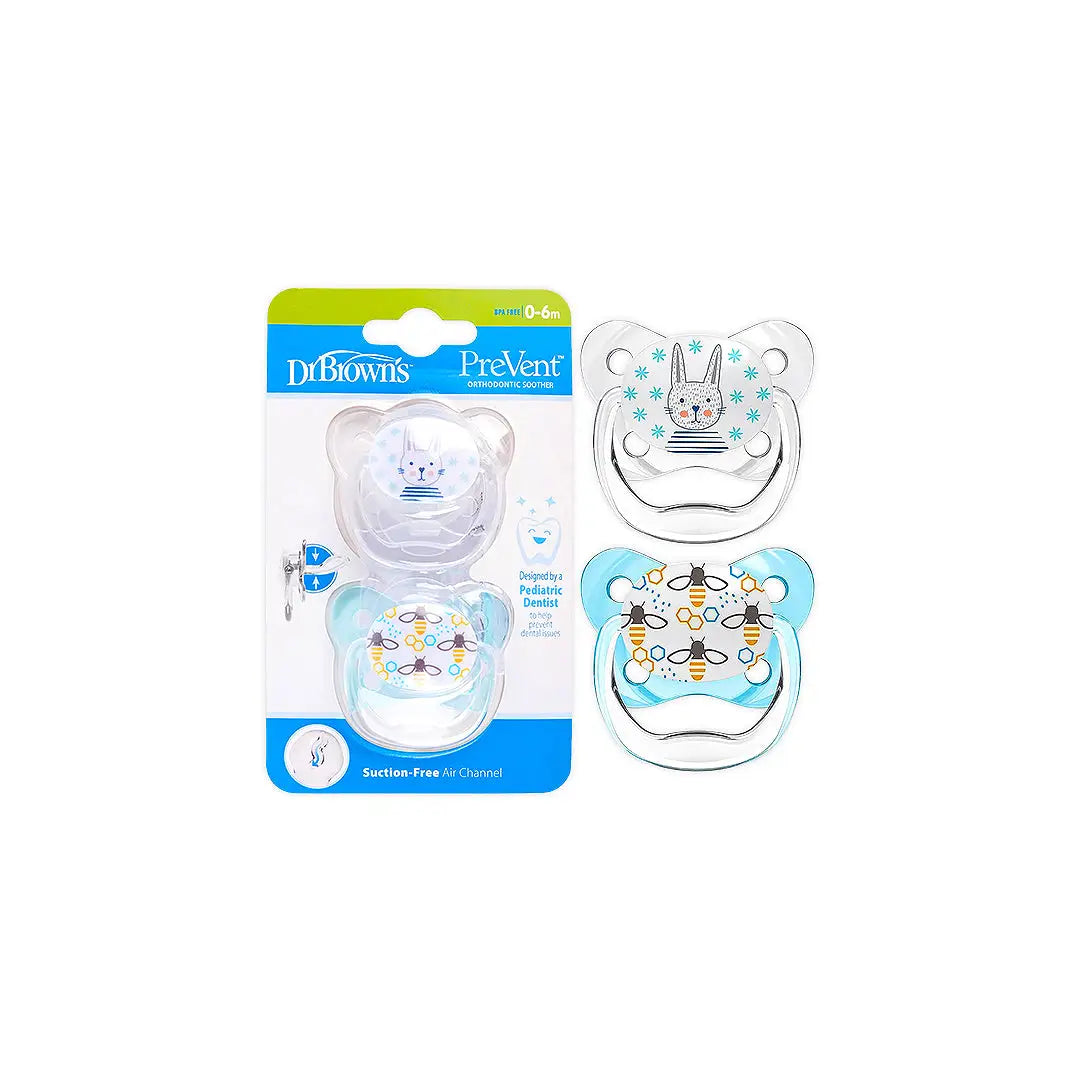 Dr Browns PreVent Butterfly Shield Soother (0-6m) Blue-1807