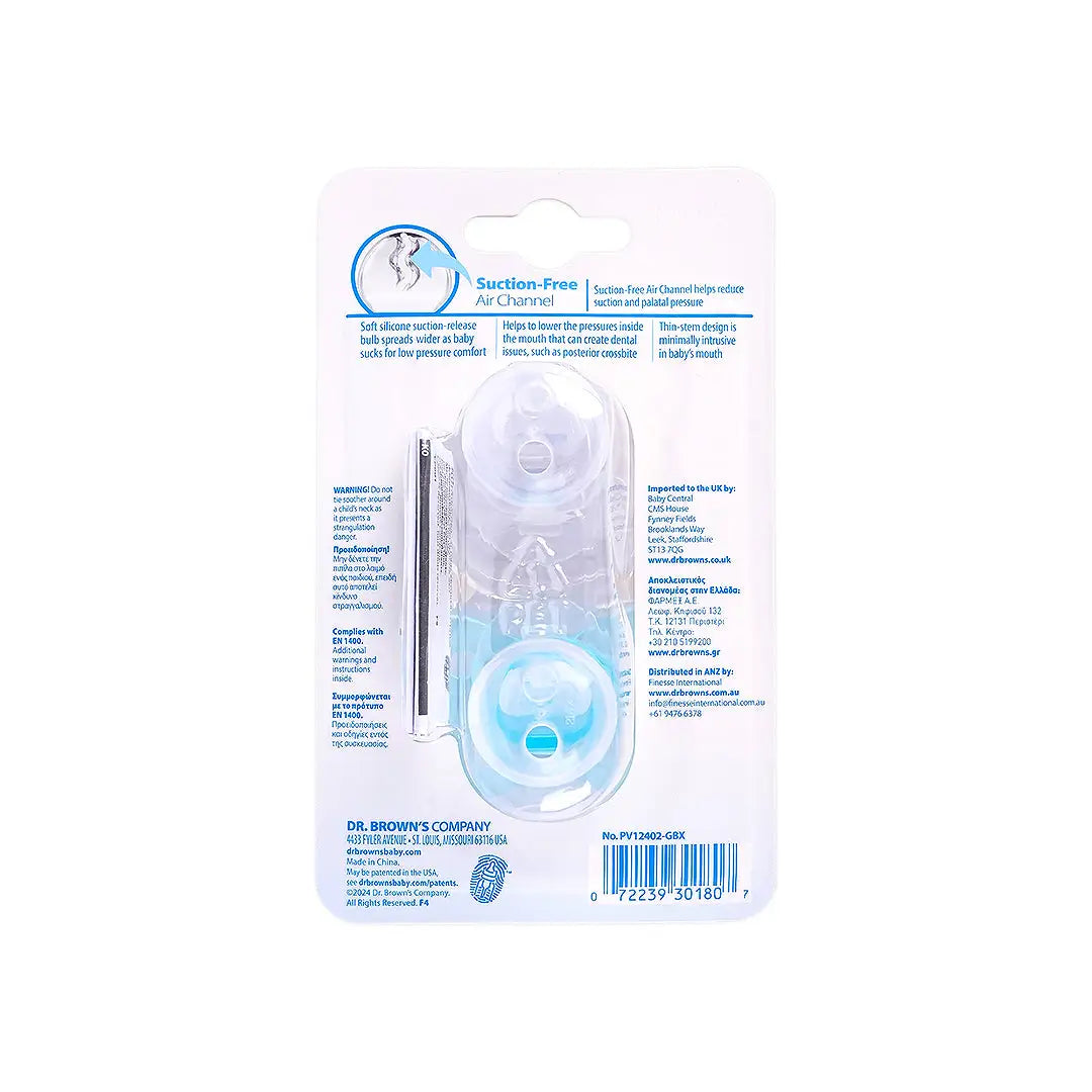 Dr Browns PreVent Butterfly Shield Soother (0-6m) Blue-1807