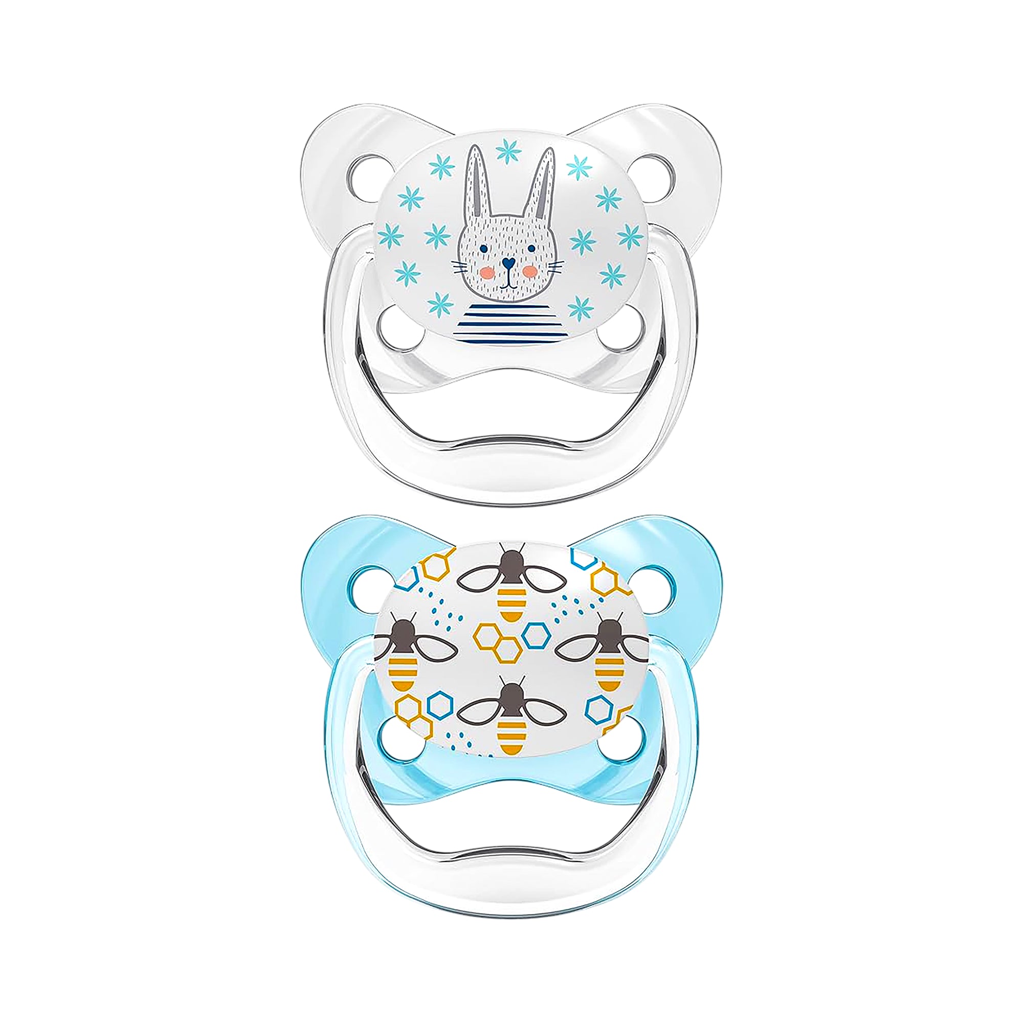 58941-Dr Browns PreVent Butterfly Shield Soother (0-6m) Blue-1807 +1