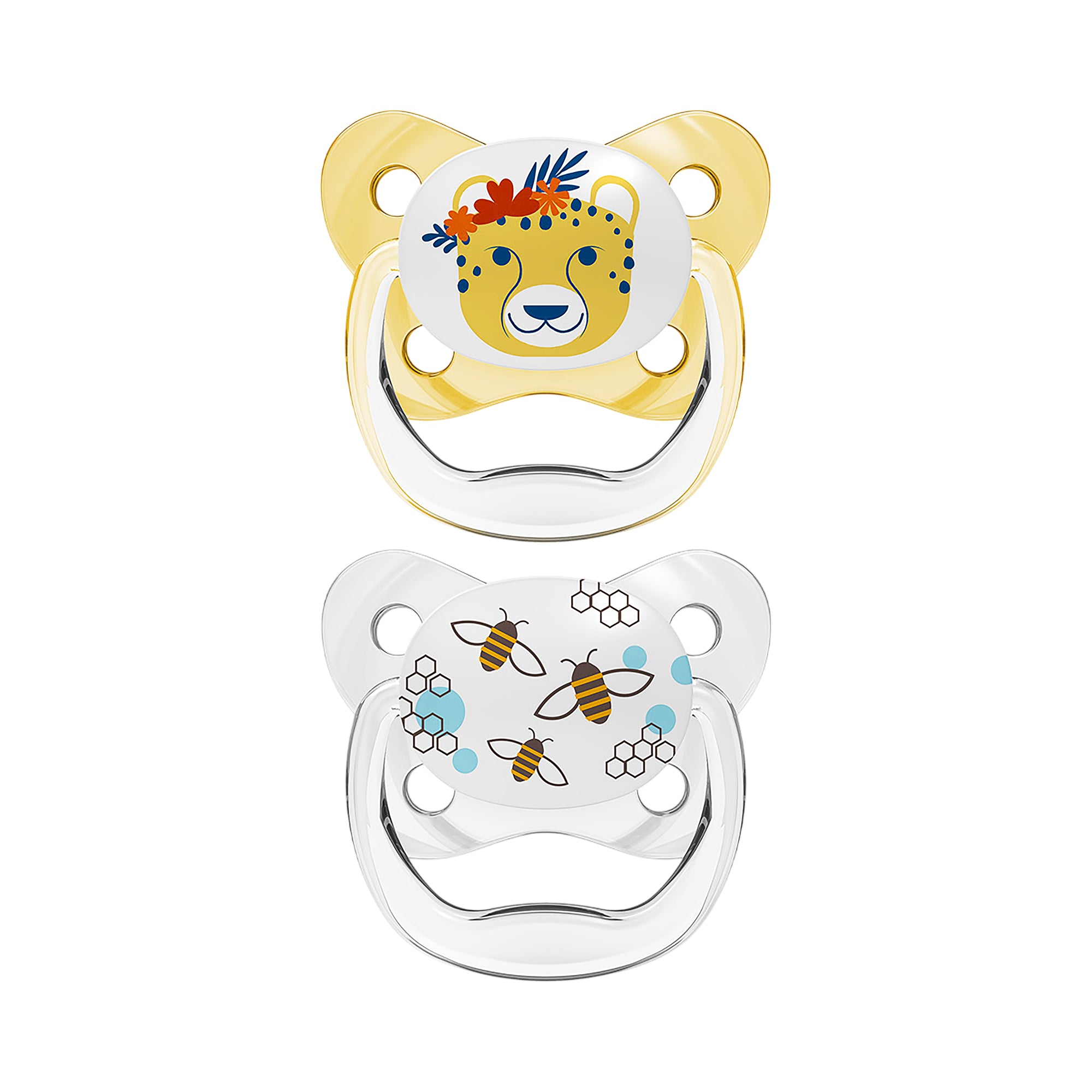 58943-Dr Browns PreVent Butterfly Shield Soother(6-18m)Yellow-1869 +1