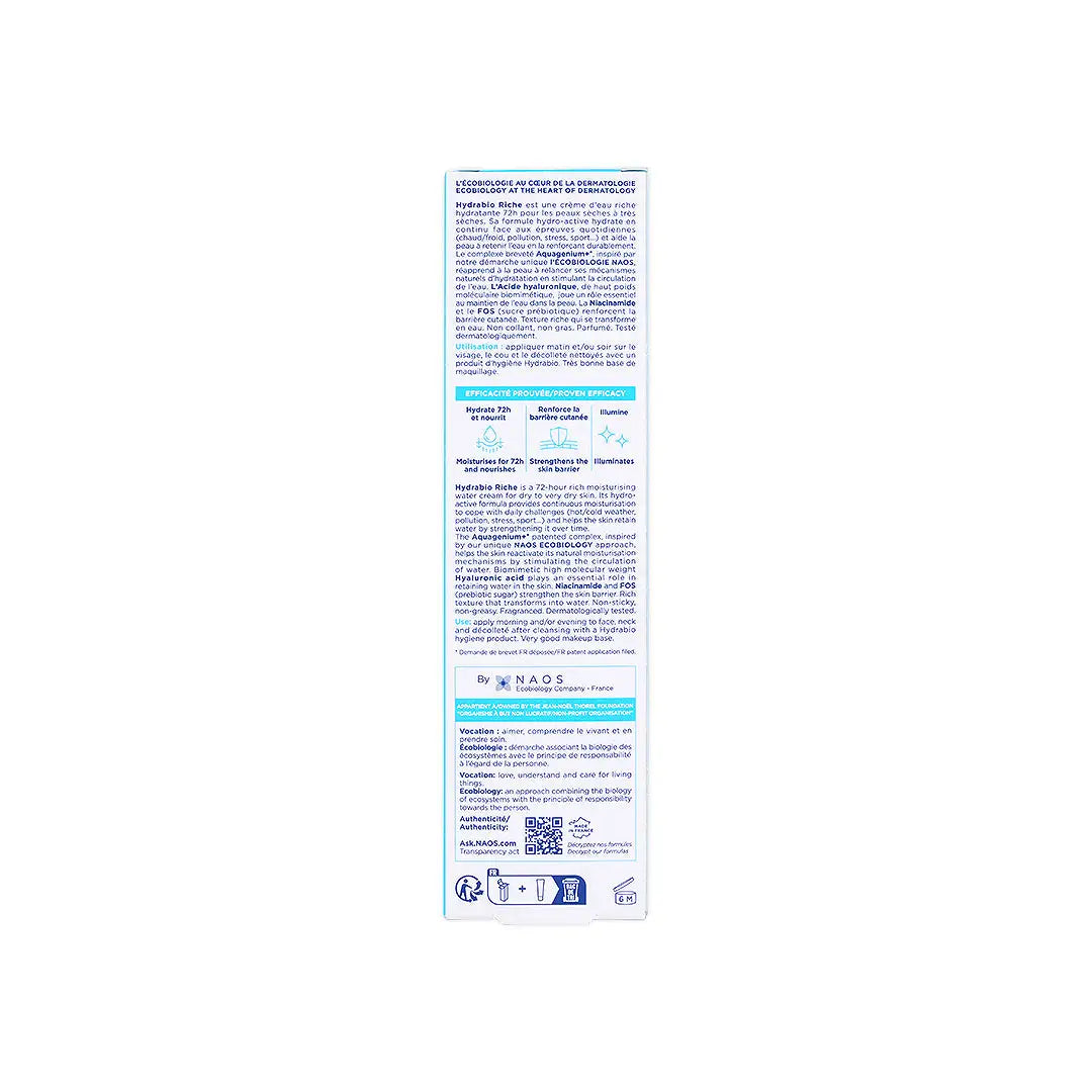58950-Bioderma Hydrabio Rich Light Moisturizing Water Cream 40mL +8
