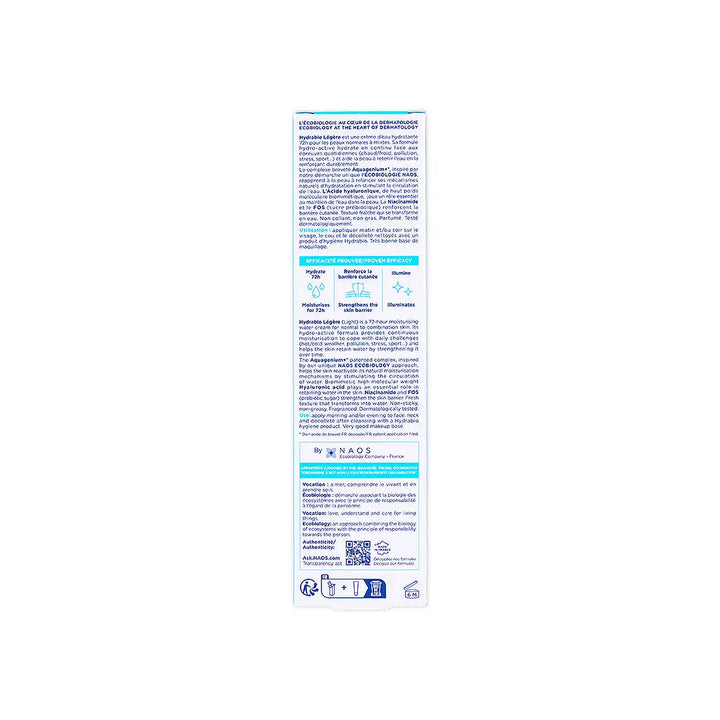 58951-Bioderma Hydrabio Legere Light Moisturizing Water Cream 40mL +7