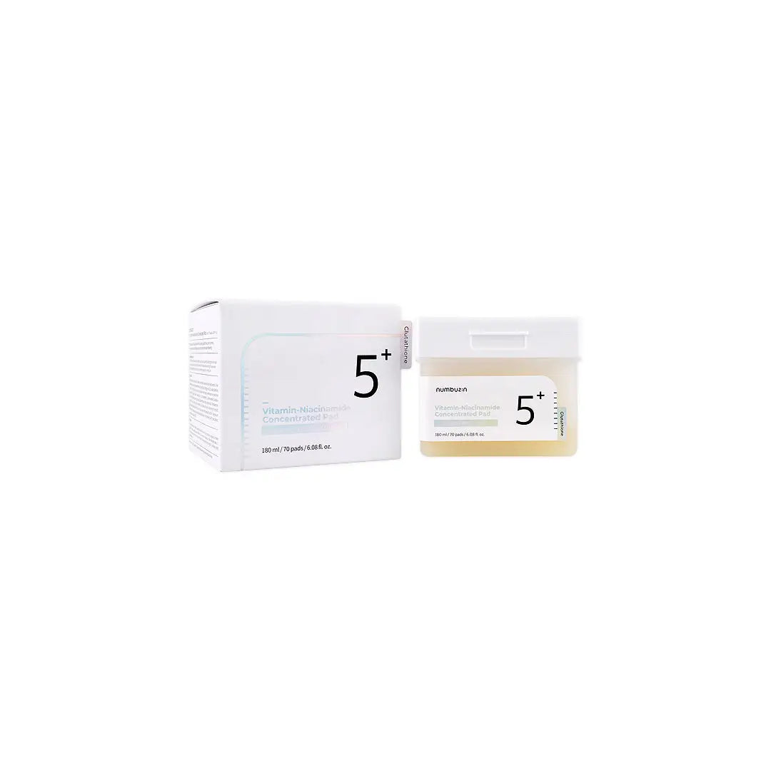 58959-Numbuzin No.5+ Vitamin-Niacinamide Concentrated Pad 180mL +1
