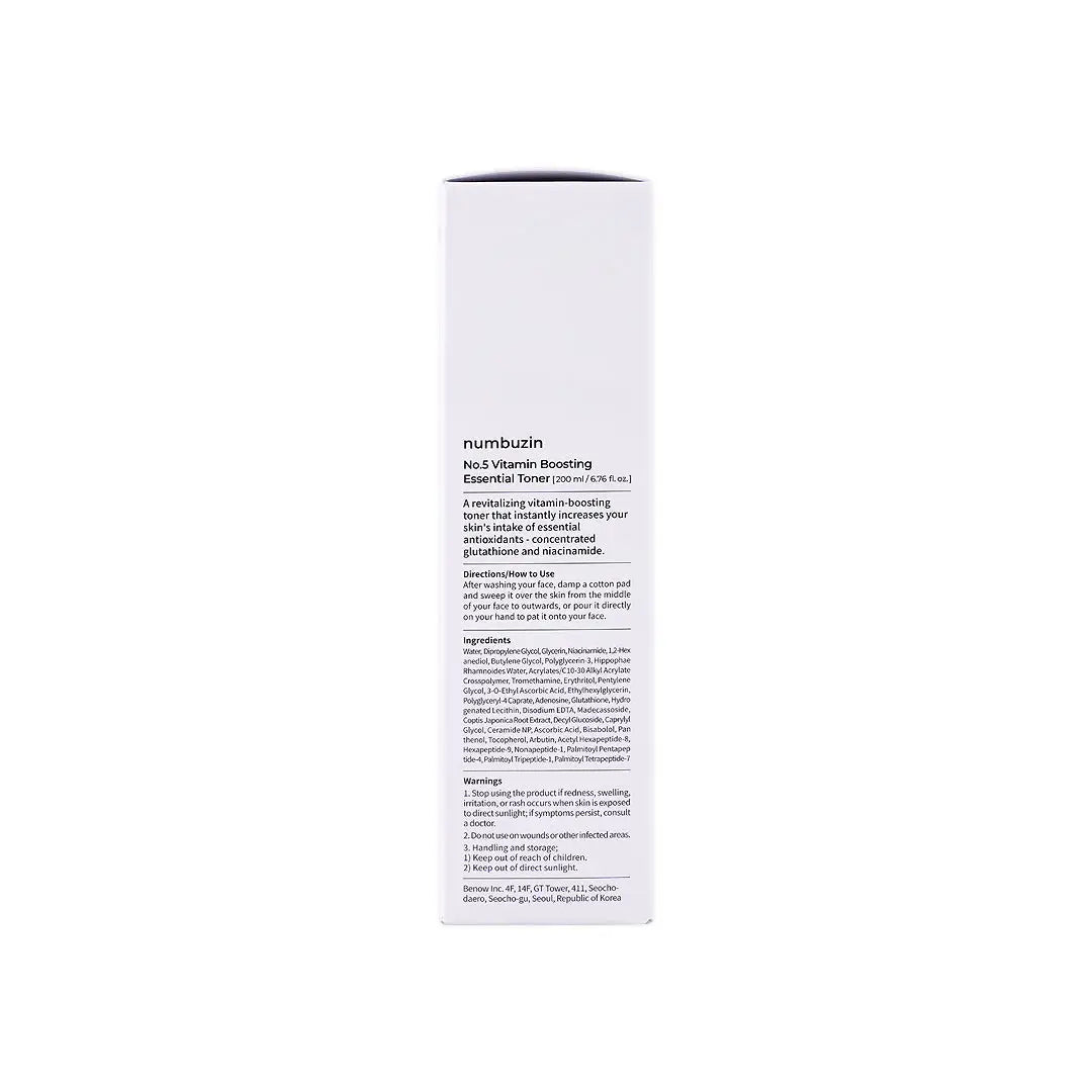 Numbuzin No.5+ Vitamin Boosting Essential Toner 200mL