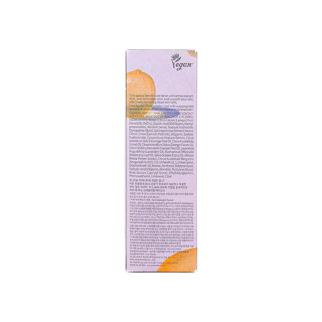 58983-Tocobo AHA BHA Lemon Toner 150mL +5
