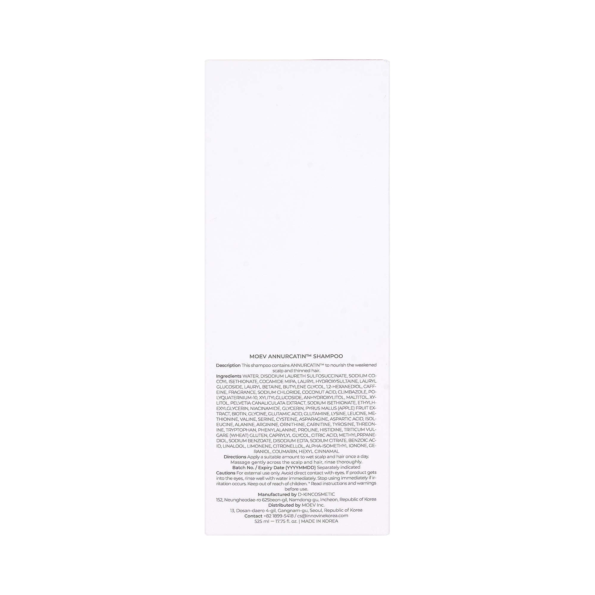 58991-Moev Annurcatin Shampoo 525mL +5