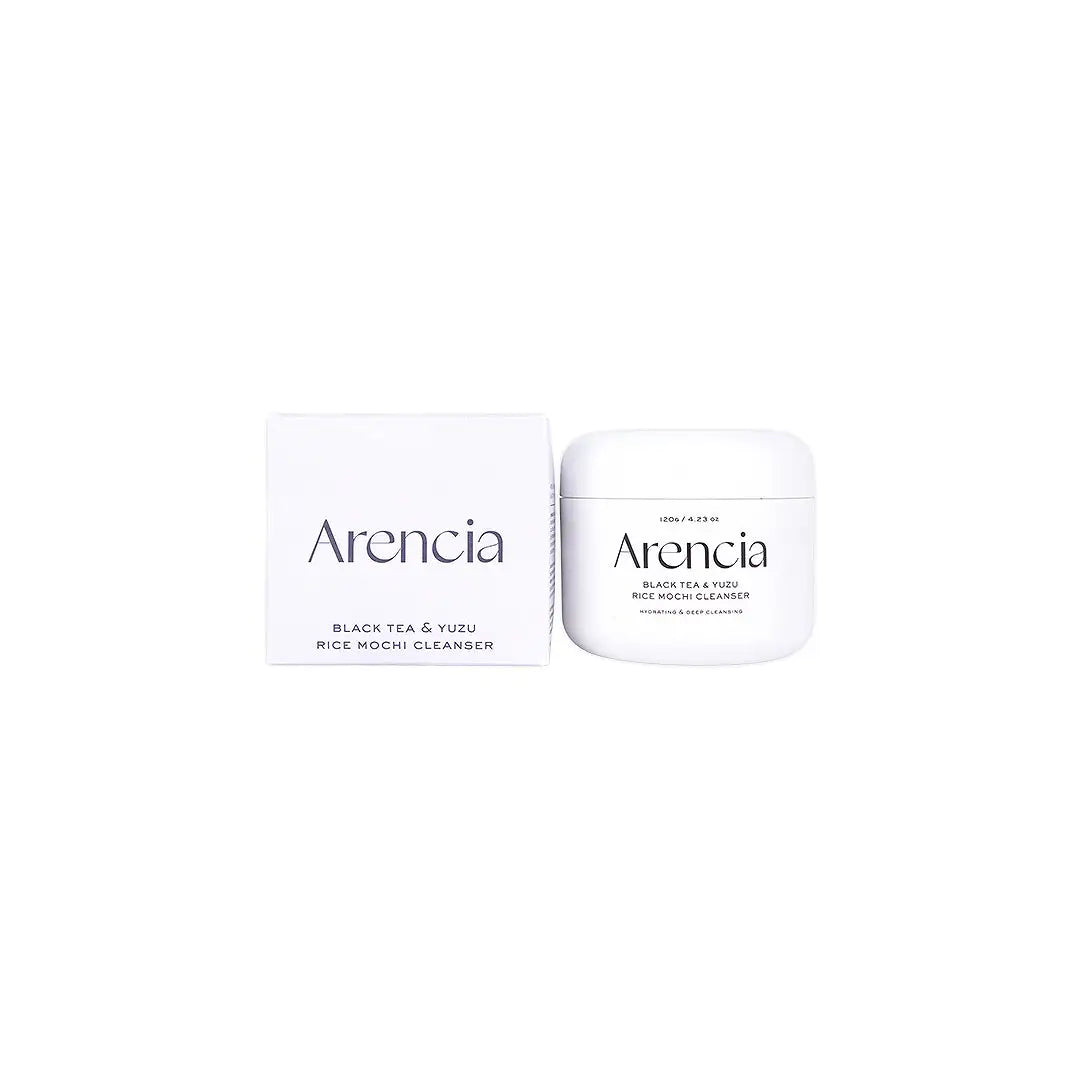 58997-Arencia Rice Mucin Cleanser 120g - Black Tea & Yuzu