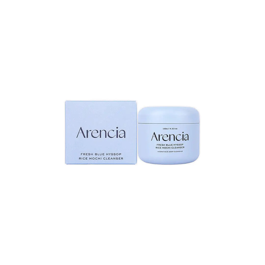 58998-Arencia Rice Mucin Cleanser 120g - Fresh Blue Hyssop