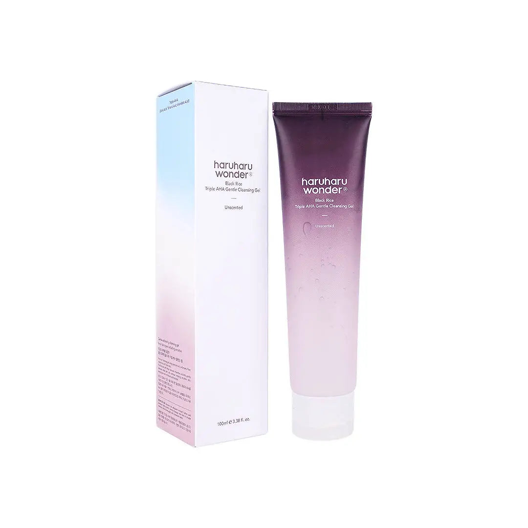 59014-Haruharu Wonder Black Rice AHA Gentle Cleansing Gel 100mL +1