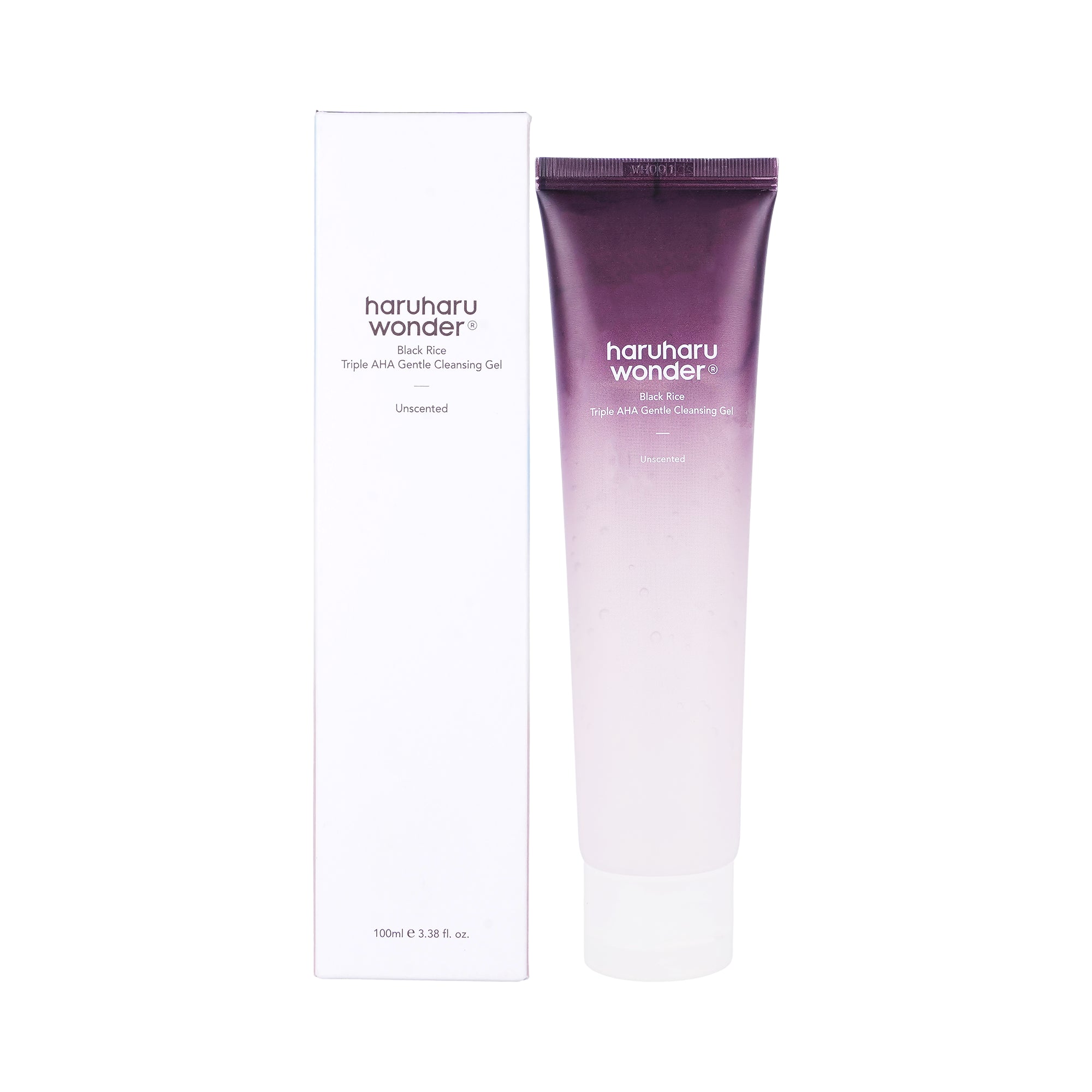 59014-Haruharu Wonder Black Rice AHA Gentle Cleansing Gel 100mL +1