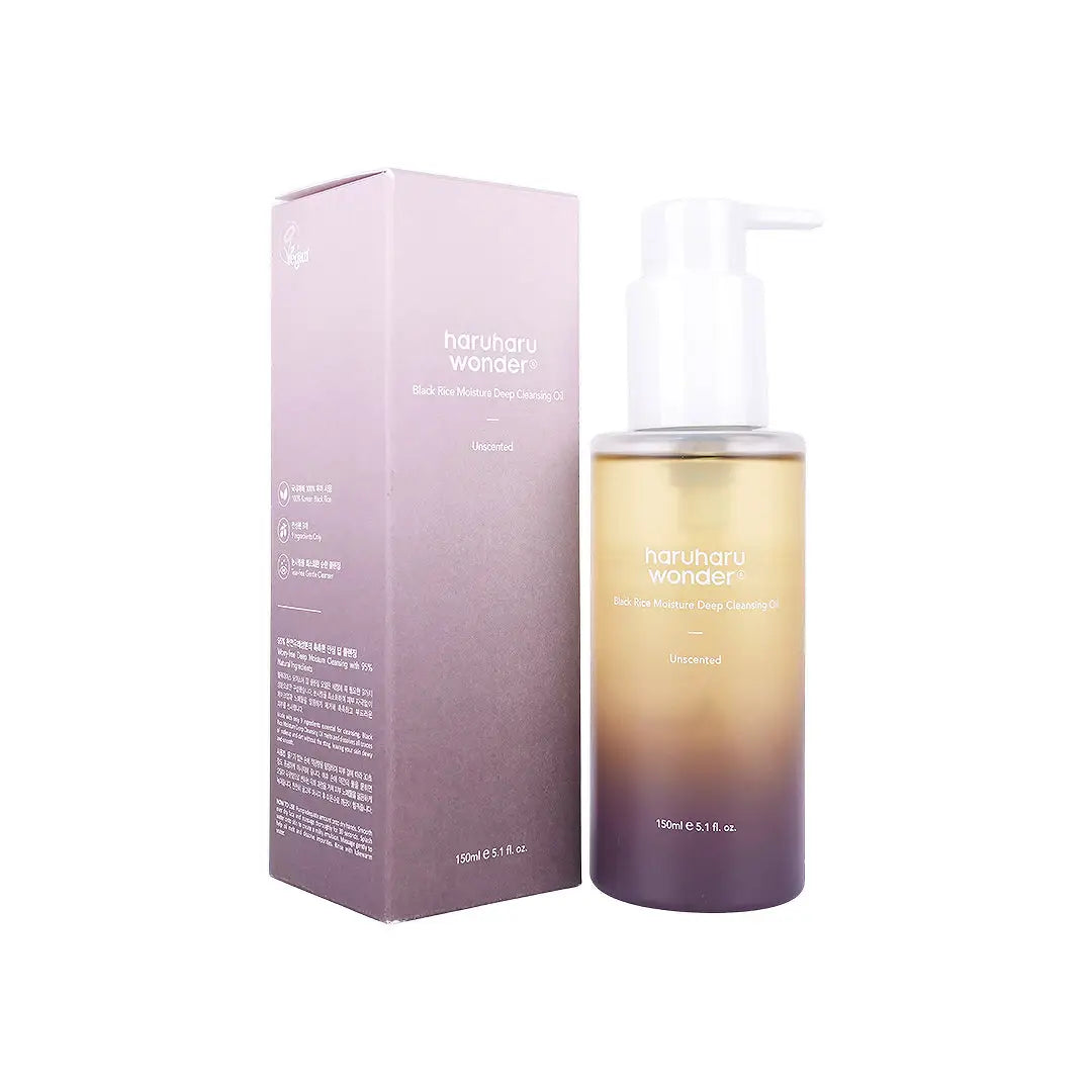 59015-Haruharu Wonder Black Rice Moisture Deep Cleansing Oil 150mL +1