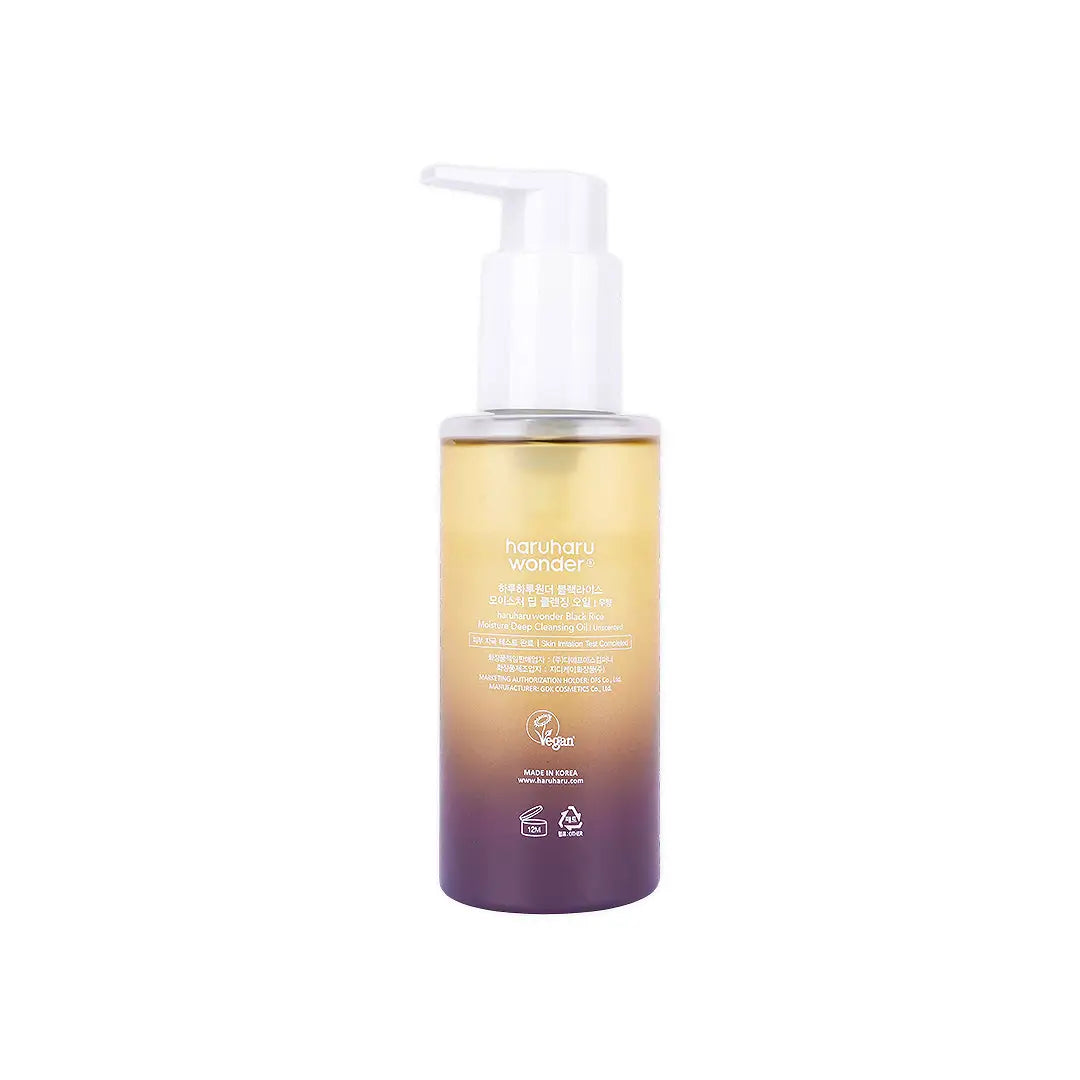 59015-Haruharu Wonder Black Rice Moisture Deep Cleansing Oil 150mL +3