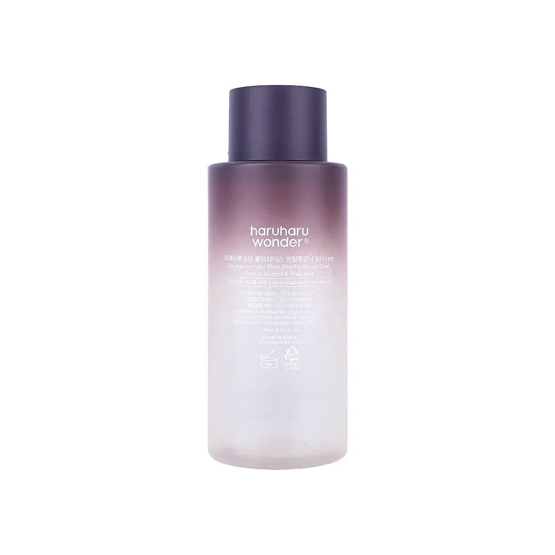 59018-Haruharu Wonder Black Rice Hyaluronic Toner 150mL +3