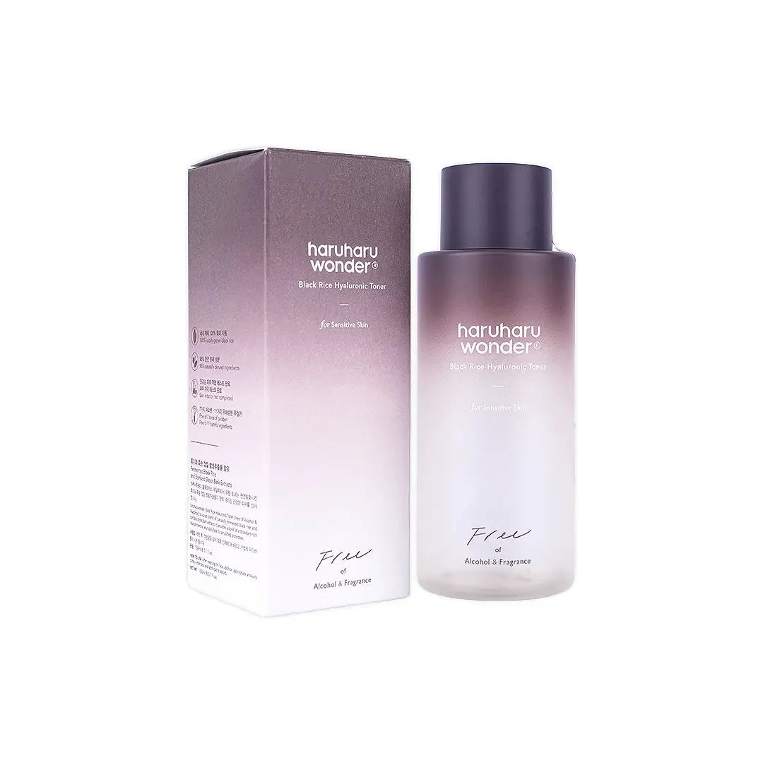 59018-Haruharu Wonder Black Rice Hyaluronic Toner 150mL +1