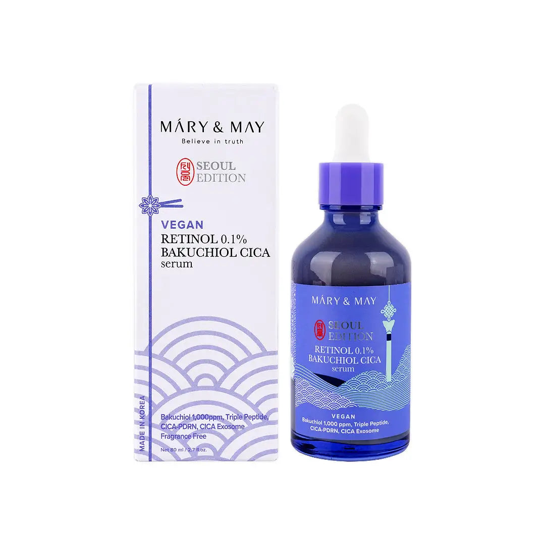 Mary & May Retinol 0.1% Bakuchiol CICA Serum 80mL