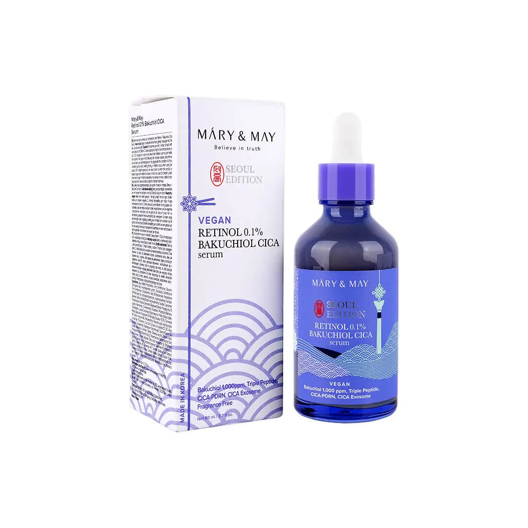 Mary & May Retinol 0.1% Bakuchiol CICA Serum 80mL