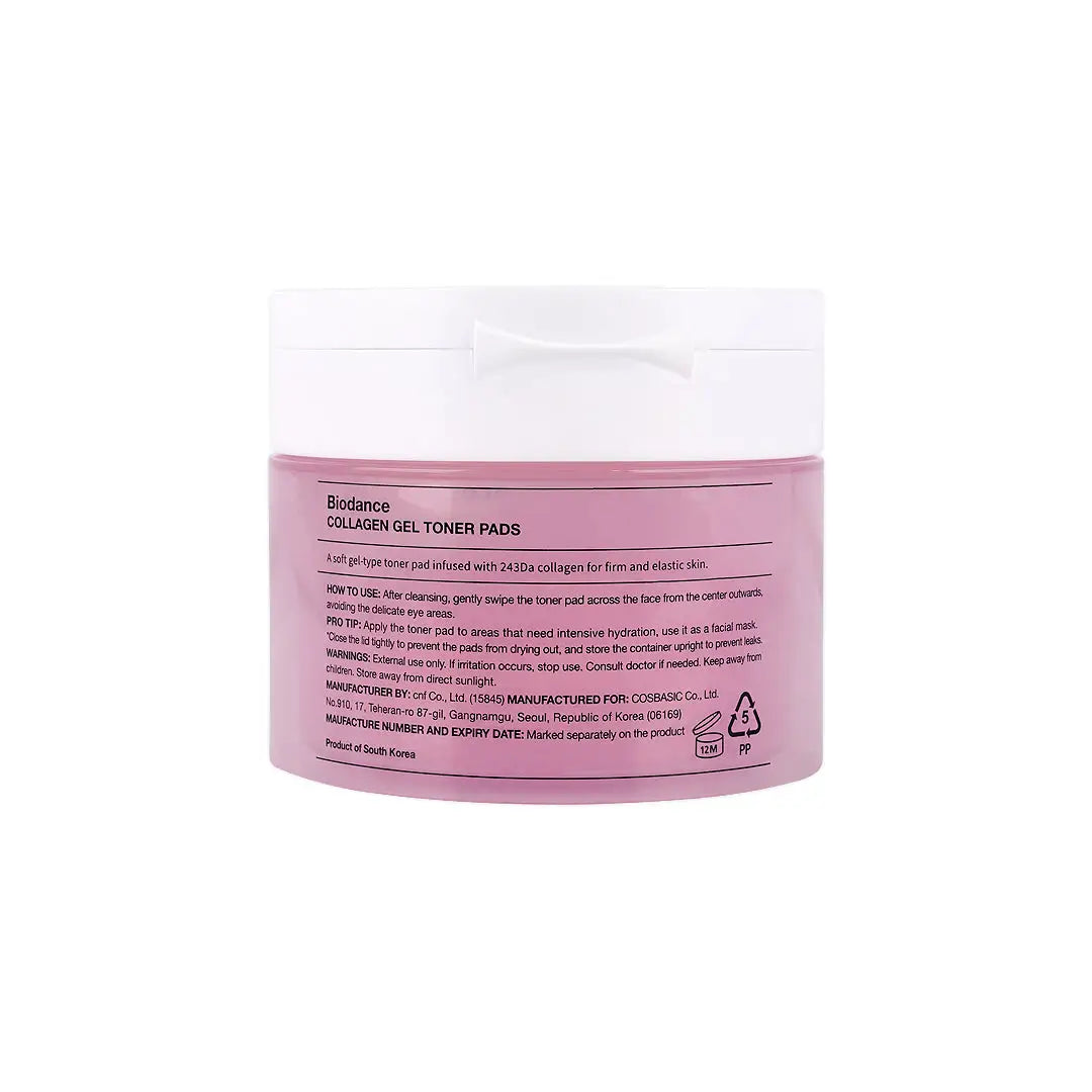 59035-Biodance Collagen Glow Toner Pad 60 Pads +3