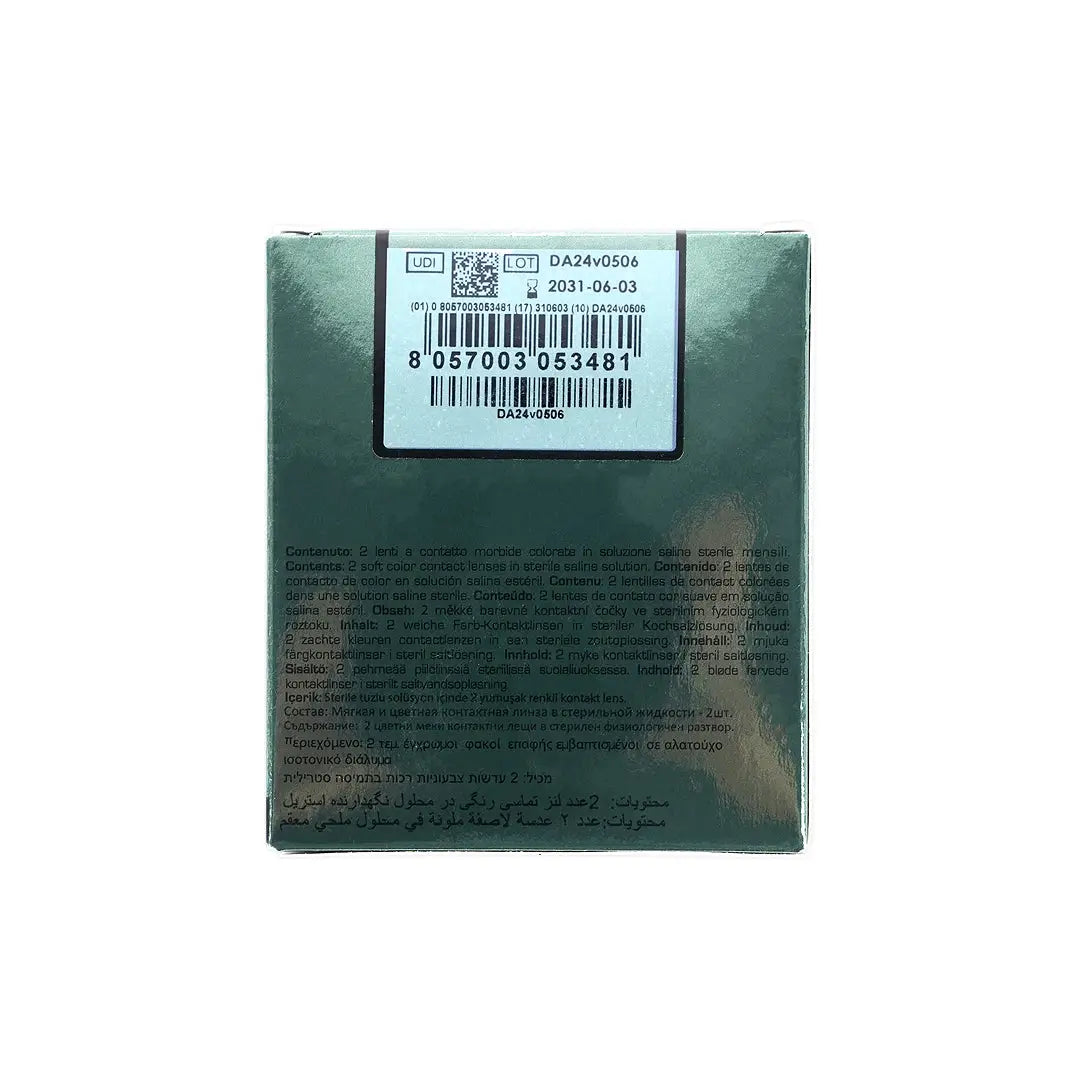 59044-Desio Attitude Monthly Color Contact Lens 2pcs-Forever Green +5