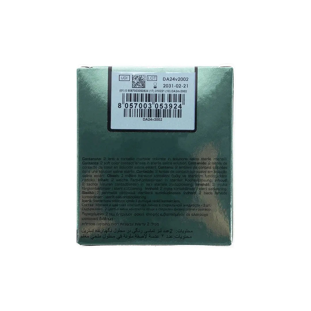 Desio Attitude Monthly Color Contact Lens 2pcs-Eternal Brown