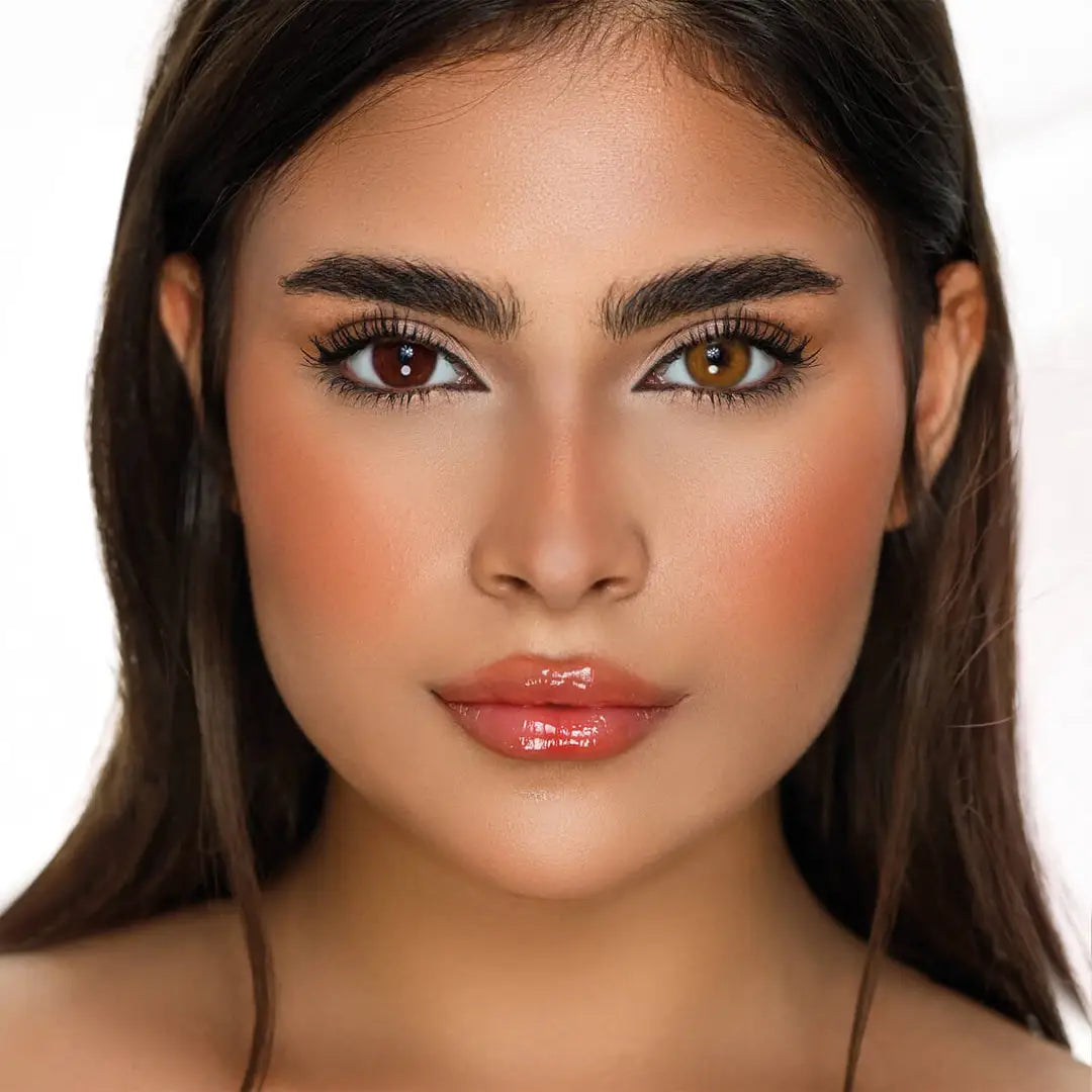 Desio Attitude Quarterly Color Contact Lens 2pcs -Deep Brown
